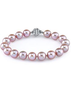 This gorgeous pearl bracelet is a recent addition to The Pearl Source and is sure to be a favorite. The bracelet consists of 7.0-7.5mm AAA quality freshwater pearls with 'Very High' luster, our highest grade available in every category. The brilliant color of this bracelet would also go great with one of our exquisite pink freshwater necklaces. The pearl bracelet is affixed with a beautiful 14K white or yellow gold clasp. Pearl Bracelets, Freshwater Pearl Jewelry, Pearl Bangle, Jewelry Bracelets Silver, Freshwater Pearl Bracelet, Pink Jewelry, Freshwater Pearl Necklaces, The Pearl, Gorgeous Jewelry