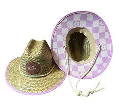 Our straw hats will sure keep you protected from the sun while lookin' stylish!  Made with 100% natural straw. Signature surfside logo. Adjustable straps.  We offer 4 sizes- Infant- 4m-1.5y Toddler- 2y-5y Child- 6-10y Adult Uv Protection Paper Straw Bucket Hat, Adjustable Paper Straw Hat With Uv Protection, Adjustable Uv Protection Hat Made Of Paper Straw, Eco-friendly Bucket Hat With Curved Brim For Beach, Eco-friendly Sun Hat With Short Brim For Beach, Wide Brim Pink Straw Hat With Uv Protection, Pink Wide Brim Straw Hat With Uv Protection, Outdoor Bucket Hat Made Of Paper Straw, Outdoor Paper Straw Bucket Hat