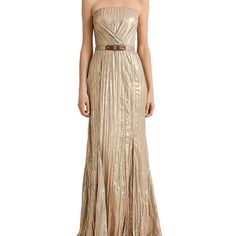 Nwt Strapless Ralph Lauren Metallic Gown (Sz 8) Elegant Ralph Lauren Evening Maxi Dress, Metallic Gown, Family Pics, Ralph Lauren Dresses, Ralph Lauren Dress, Strapless Dress, Prom Dresses, Ralph Lauren, Prom