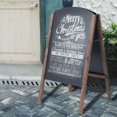 This folding and erasable chalkboard is perfect for jotting down and displaying important reminders and keeping friends, family members, and customers informed about upcoming events. The black chalkboard surface provides the perfect contrast to white and colored chalk so your messages are easy to read, and the wood frame and curving unique arch shape add a dash of style to any space. It is your best choice for your home ,office , retail store ,restaurant or cafe to advertise happy hours ,promoti Wedding Signage Chalkboard, Papan Menu, Chalkboard Stand, Colored Chalk, Sandwich Board, Menu Sign, Menu Boards, Black Chalkboard, Framed Chalkboard