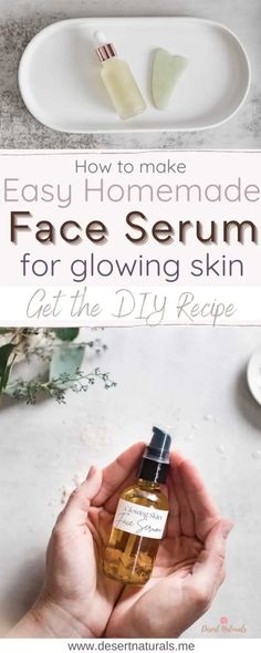 This DIY Face Serum Recipe is perfect for anyone looking for a Face Serum for Glowing Skin. Whether you're new to Face Serum DIY or searching for the best Face Serum Recipe, this easy Homemade Face Serum guide has you covered. Boost your skincare routine with this natural Serum for Glowing Skin, part of our DIY Natural Beauty Recipes collection. Click to learn how to make your own DIY Face Serum and achieve radiant, healthy skin!" Serum Guide, Homemade Face Serum, Diy Face Serum Recipe, Diy Face Serum, Face Serum For Glowing Skin, Facial Serum Diy, Face Serum Recipe, Serum For Glowing Skin, Serum Recipe