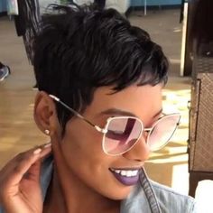 Fashion Black Pixie Cut Wigs Wave Short Black Pixie Human Hair Wigs for Women, #AD, ##Women, #AD, #Hair, #Human, #Short Short Pixie Styling Products, Pixie Plus Size Round Faces, Wills Bowl Cut, Hair Assesories For Pixie Cut, Bob Pixie Cut, Bob Pixie, Short Wave, Short Weave, Short Sassy Hair