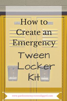 School Locker Essentials, Middle School Survival Kit, Locker Essentials, Locker Kit, Kit For School, Middle School Survival, School Survival Kits