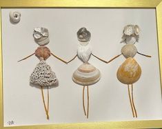 Shelling Seashell People / Beach Girls/ Sisters Friends Shell People - Etsy Seashell People Art, Sea Shell Art Diy, Seashell Friends, Shell Crafts Seashells Diy Ideas, Sea Shell People, Shell Art Diy, Seashell People, Shell Angels