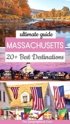 Pinterest pin for 20+ Best Places To Visit in Massachusetts Places To Visit In Massachusetts, Massachusetts Travel Guide, England Road Trip Itinerary, England Road Trip, New England Road Trip, East Coast Travel, Us Road Trip, Usa Travel Destinations