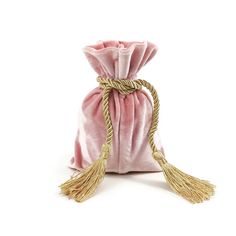 Luxurious pink velvet pouch bag with tassel rope.  Size: about 15 x 11 cm (6 x 4.5 inch). Price for 1 pouch. MORE POUCHES: www.etsy.com/shop/BHJewelryMaking?search_query=pouch#items Canadian customers: taxes are included in the price Free shipping on all orders $100+ (Before shipping and tax). Discount applied automatically. Luxury Formal Box Bag With Removable Pouch, Luxury Pink Bag With Removable Pouch, Luxury Flap Bag With Removable Pouch As Gift, Gold Tassel Bag For Gift, Wedding Gift Bag, Bag With Tassel, Round Dangle Earrings, Wedding Gift Bags, Potli Bags