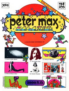 the cover to peter marx's album, featuring images of various people and stars