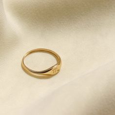 Material: 14K Solid Yellow Gold Sizing: Available in 6, 7, 8 Solid Yellow, Signet Ring, Solid Gold, Gold Jewelry, Product Launch, Silver Rings, Yellow Gold, Ring, Yellow