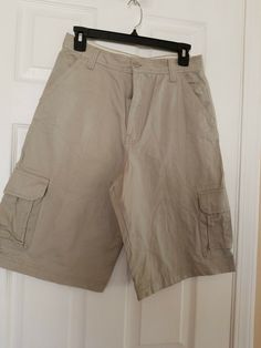 Boys Clothes Size 16 Casual Tan Kids cargo.... Shipped with USPS  Mail. New no tags, From a outlet store and the label is cut out. Casual Beige Cotton Cargo Shorts, Boys Clothes, Outlet Store, The Label, Size Clothing, Boy Outfits, Size 16, Mens Short, Outlet