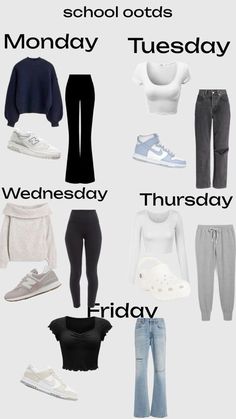 Cute Easy Outfits For School, Simple Outfits For School, Everyday Fashion Outfits, Clothes And Shoes, Casual Day Outfits