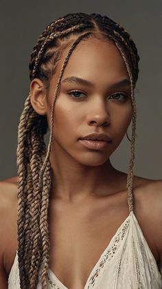 Chunky Boho Knotless Braids 2024