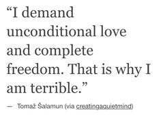 a quote from tomaz salum about love