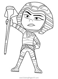 Pharaoh Boy PJ Mask Coloring Page Coloring Pages Nature, Stitch Movie, German Shepherd Pictures, Penguin Coloring Pages, Penguin Coloring, Spiderman Coloring