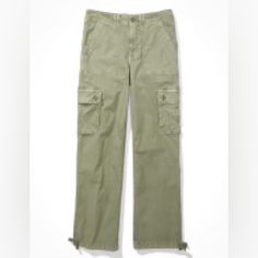 New With Tags Ae Olive Snappy Stretch Baggy Cargo Jogger Size 0 Short Inseam 29” 98% Cotton 2% Elastane American Eagle Pants, Cargo Joggers, Pant Jumpsuit, American Eagle Outfitters, American Eagle, Pants For Women, Tags, Pants, Green