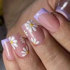 24 Reusable Press On Nails Reusable Color May Vary Due To Lighting Size One Size Condition New Reusable Comes With Mini Nail File And Glue Adhesive Strips Nagellack Trends, Flower Nail Designs, Short Acrylic Nails