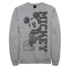 Show some love for your favorite mouse with this men's Mickey Mouse sweatshirt.© Disney Show some love for your favorite mouse with this men's Mickey Mouse sweatshirt.© Disney FEATURES Crewneck Long sleevesFABRIC & CARE Cotton, polyester Machine wash Imported Color: Med Grey. Gender: male. Age Group: adult. Mickey Mouse Sweatshirt For Winter Streetwear, Mickey Mouse Long Sleeve Sweatshirt For Streetwear, Fall Mickey Mouse Crew Neck Sweatshirt, Long Sleeve Mickey Mouse Sweatshirt For Streetwear, Fall Streetwear Mickey Mouse Tops, Fall Mickey Mouse Sweatshirt For Streetwear, Casual Mickey Mouse Sweatshirt For Streetwear, Casual Mickey Mouse Crew Neck Sweatshirt, Casual Crew Neck Mickey Mouse Sweatshirt