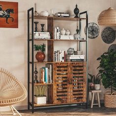 a living room filled with furniture and decor