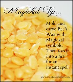 Instant Bees Wax Spell Work, Magickal Tips Bee Wax, Kitchen Witchery, Under Your Spell, Wiccan Witch, Candle Magick, Witchy Crafts, Wicca Witchcraft