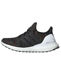 Kids adidas UltraBoost 4.0 J 'Multicolor' Core Black/Cloud White/Active Red Marathon Running Shoes/Sneakers Adidas Falcon Black, Adidas Ultraboost 4.0, Adidas Falcon, Adidas Primeknit, Unique Sneakers, Marathon Running Shoes, Adidas Ultraboost, Converse Chuck 70, Black Orchid