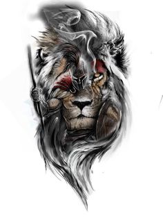 #CoolTattoos #TattooArt #InkMaster #TattooDesigns #InkedUp #TattooLovers #InkInspiration #TattooIdeas #CreativeInk #TattooStyle Lion And Spartan Tattoo, Warrior Lion Tattoo, Biceps Tattoo, Lion Chest Tattoo, Lion Shoulder Tattoo, Warrior Tattoo Sleeve, Gladiator Tattoo, Archangel Tattoo, Minimal Flower