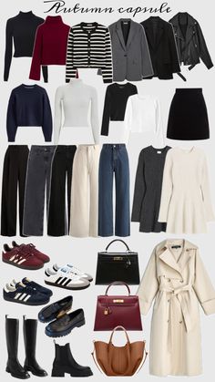 Autumn inspo | fall | inspiration | outfits Fall Winter Outfits School, Sunday Autumn Outfit, Outfits For Shopping Day Winter, 72 Degree Weather Outfit Fall, Fall Outfits Women Office, Autumn Winter Capsule Wardrobe 2024, Capsule Wardrobe True Autumn, Autumn Outfits Uk, Fall Outfits University