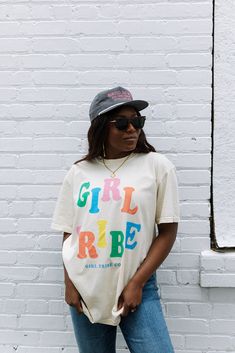 MANIFEST THAT SHIT! The ultimate girl power motto ✌️ Hat Brand: Richardson Girl Tribe Co. proudly designs, prints and ships all of our own graphics in our own Girl Tribe production facility in Charlotte, NC. Fun Letter Print Streetwear Hat, Trendy Multicolor Letter Print Hats, Girl Tribe, Rainbow Tee, Classic Girl, Fit Details, Graphic Apparel, Charlotte Nc, Custom Embroidery