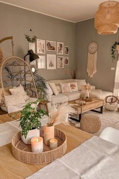 Boho Living Room Ideas Earthy Living Room, Stil Boho, Boho Living Room Decor, Cozy Room Decor, Boho Room, Bohemian Living Room, Boho Interior