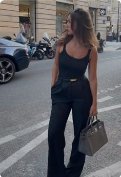 Classy Wardrobe Aesthetic, Old Money Aesthetic Outfit Night Out, Strapless Outfits Casual, Dresses To Wear Casual, Outfits With A Black Bodysuit, South Of France Evening Outfits, Elegant Fits Aesthetic, Black Outfits Classy Summer, Classy Black Summer Outfits