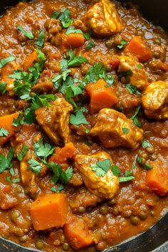 This Chicken Sweet Potato and Lentil Curry is a flavorful, nutritious, and easy-to-make dish that combines tender chicken, sweet potatoes, and creamy coconut milk with aromatic spices. Perfect for weeknights or meal prep, this one-pot recipe is ready in under 45 minutes and serves 4.