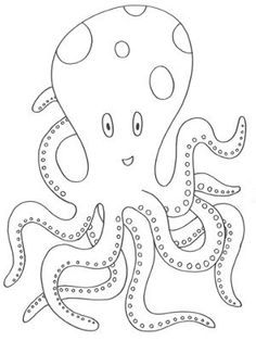 an octopus is drawn in the shape of a face