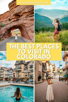 Best Places to Visit in Colorado Colorado Towns, Colorado Summer, Visit Colorado, Colorado Adventures, Midwest Travel, Colorado Vacation