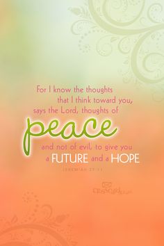 an orange and green background with the words peace