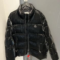 Brand New, Never Wear Designer Black Puffer Outerwear, Luxury Puffer Outerwear For Streetwear, Luxury Black Outerwear With Pockets, Black Luxury Outerwear, Designer Black Winter Outerwear, Designer Winter Streetwear Outerwear, Luxury Outerwear With Pockets For Streetwear, Luxury Streetwear Outerwear With Pockets, Luxury Black Puffer Outerwear