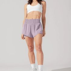 Brand New And In Packaging. Never Opened And Never Worn. Mauve Color, Shorts Athletic, Athletic Shorts, High Waisted Shorts, Pink Purple, High Waisted, Packaging, Womens Shorts, Brand New