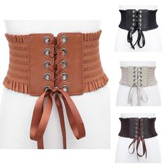 Limited Stock Available - Click "ADD TO CART" To Get Yours Now For 50% OFF 🔥 ﻿Get that pencil skirt look with this super cute Corset Tassels Elastic Belt from Arimonz. This stretchy belt is perfect for getting that smooth finish when worn under clothes, but it’s also designed to be worn on top of your clothes for a vintage-inspired sassy look! It’s a fun way to add a pop of color without standing out too much. Specification: Material: Faux Leather, Stretch LaceSize:63cm*9.5cm/24.80*3.74 inch Pa Cinto Corset, Wide Dress, Dress Corset, Corset Fashion, Corset Belt, Elastic Belt, Stretch Belt, Wide Belt, Dress C