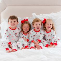 Make this Christmas even more special in our Vintage Santa White Pajamas. A soft and comfortable holiday two-piece PJ set! Features our classic Vintage Santa print with red trim. The set includes a cozy long sleeve pajama top and coordinating pull-on pajama pants. This unisex children's Christmas PJ set makes it easy to mix and match the whole family! Add a monogram to personalize your Christmas look. Designed to be snug-fitting. Please check the Size Chart for measurements and order accordingly Toddler Christmas Pjs, Picture With Santa, Christmas Pj Set, Christmas Loungewear, Christmas Pajamas Kids, Monogram Outfit, Christmas Pj, Family Christmas Pictures, Lil Miss