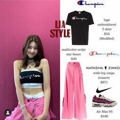 Itzy Clothes, Itzy Closet, Itzy Fashion, Blackpink Hoddies Outfits, Idols Fashion, Kpop Closet, Idols Outfits, Kpop Style