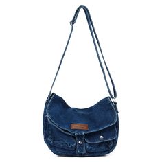 PRICES MAY VARY. Stylish and Durable: The crossbody bag is made of denim fabric, which not only adds a fashionable touch but also ensures its durability. It can withstand daily wear and tear, making it a long-lasting accessory. Practical and Organized: Size--12.6*3.1*10.2(L*W*H). The denim bag is designed with functionality in mind. It allows you to keep your belongings organized and easily accessible. The main compartment is spacious enough to hold larger items, while the 2 front snap pockets a Cheap Denim Student Backpack, Denim Blue Cotton Crossbody Shoulder Bag, Casual Dark Wash Shoulder Bag With Adjustable Strap, Denim Blue Canvas Crossbody Bag, Casual Bags With Adjustable Strap In Dark Wash, Casual Dark Wash Bag With Adjustable Strap, Dark Wash Travel Bag With Adjustable Strap, Denim Canvas Shoulder Bag With Adjustable Strap, Casual Canvas Shoulder Bag In Dark Wash