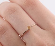 Tiny minimalist 14k rose gold citrine solitaire promise ring for her, Small & dainty citrine womens promise ring, Anniversary gift for her WE OFFER UNLIMITED PERIOD INSTALLMENTS PLAN This is a beautiful, stunning, feminine ring that works well for all occasions, styles, and ages. You will love it! Ring information: Main stone: Citrine Approximate size: 2.5mm Metal type: Gold Metal stamp: 14k Gold Installment Payments We offer installment payments for an unlimited period for absolutely all pr Rose Gold Promise Ring, Promise Ring For Her, Gold Promise Rings, Fancy Gifts, Promise Rings For Her, Anniversary Gift For Her, Rings For Her, Gold Engagement Rings, Dainty Jewelry