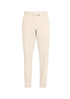 "Find INCOTEX Royal Batavia Chino Pants on Editorialist. Incotex \"Royal Batavia\" chino pants Approx. measurements: 8.7\" rise; 34.7\" inseam Regular rise Side slip pockets Back welt pockets Full length Straight legs Zip fly with extended button closure Cotton/elastane Lining: Jacquard Dry clean, machine wash warm, wash inside out, wash separately Trim: Grosgrain Made in Romania" Spring Chino Cotton Twill Trousers, Elegant Chino Cotton Twill Workwear Bottoms, Elegant Chino Cotton Twill Bottoms For Work, Fitted Cotton Trousers, Elegant Chino Straight Leg Pants, Spring Straight Chino Cotton Twill Pants, Elegant Chino Cotton Twill Bottoms For Business Casual, Tailored High-waisted Cotton Pants, Beige Slim Fit Straight Pants