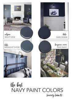 the best navy paint colors for your home