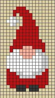 a cross stitch pattern with a red and white car on the front, it is very easy to make