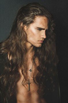 Douglas Hickmann, model Guys With Long Hair, Long Hair Men, Men With Long Hair, Long Haired Men, Platinum Hair, Hair Reference, Long Hair Styles Men, 인물 사진