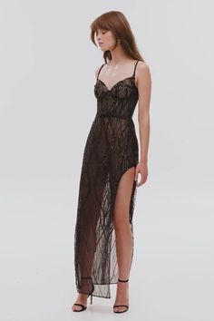 Astonishing sequined maxi gown on spaghetti straps ➤➤ Milla Dresses - USA, Worldwide delivery Black Luxury Dress, Black Maxi Gown, Milla Dresses, Winter Wedding Guest Dress, Short Summer Dresses, Maxi Gown, Couture Designers, New Years Eve Outfits, Usa Dresses