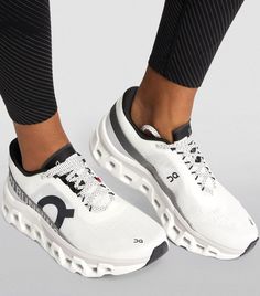 Womens On Running white Cloudmonster 2 Trainers | Harrods UK Everyday Sneakers Women Casual, Oncloud Sneakers Outfit, On Running Shoes Women Outfit, Oncloud Sneakers, Cloudmonster Shoes, Oncloud Shoes, Clever Shoe Storage, Shoe Storage Ideas For Small Spaces