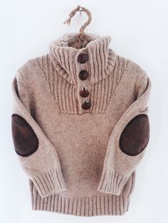 60% cotton/30% nylon/10% wool features sherpa collar with button up collar and bilateral elbow patches. Size 18-24 months Sweaters With Elbow Patches, Elbow Patch Shirt Men, Sweater Elbow Patch, Sweater Elbow Patch Women, Leather Elbow Patches, Patch Sweater, Elbow Patch Sweater, Southwest Boho, Elbow Patch