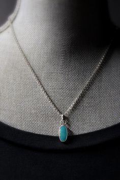 Tiny Blue Royston Turquoise Sterling Silver Necklace Nevada | Etsy Turquoise Necklace With Sterling Silver Clasp, Sterling Silver Turquoise Gemstone Necklace, Minimalist Turquoise Sterling Silver Jewelry, Nickel-free Sterling Silver Turquoise Necklace, Dainty Sterling Silver Turquoise Necklace, Handmade Minimalist Sterling Silver Turquoise Necklace, Turquoise Necklace With Sterling Silver Clasp As Gift, Minimalist Handmade Sterling Silver Turquoise Necklace, Handmade Minimalist Turquoise Necklace In Sterling Silver