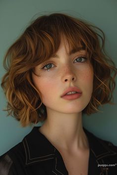 90's Bob Haircut for Old Money Look - Puqqu Jellyfish Bob Haircut, Italian Bob, Bob Bangs, Curly Cut, Curled Bob, Modern Bob, French Bob, Short Layered, Short Layered Haircuts