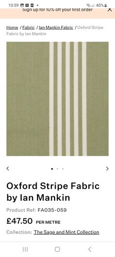 Striped Fabrics, Ottoman, Fabric