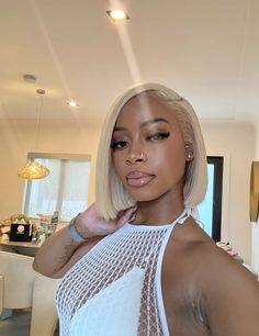 Blonde Bob Styles, Blonde Bob Side Part, Ash Blonde Bob Black Women, Blonde Bob Wig On Dark Skin Women, 10 Inch Blonde Bob Wig For Black Women, Blonde Bob Black Women, 613 Bob Wig Black Women Side Part, 613 Bob Wig